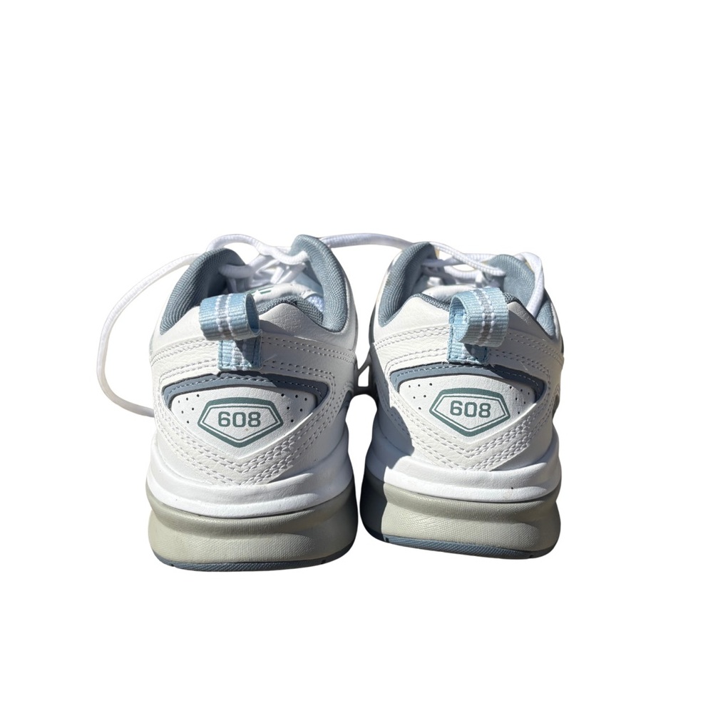 New Balance 608 White and Gray Sneakers - Picture 3 of 6